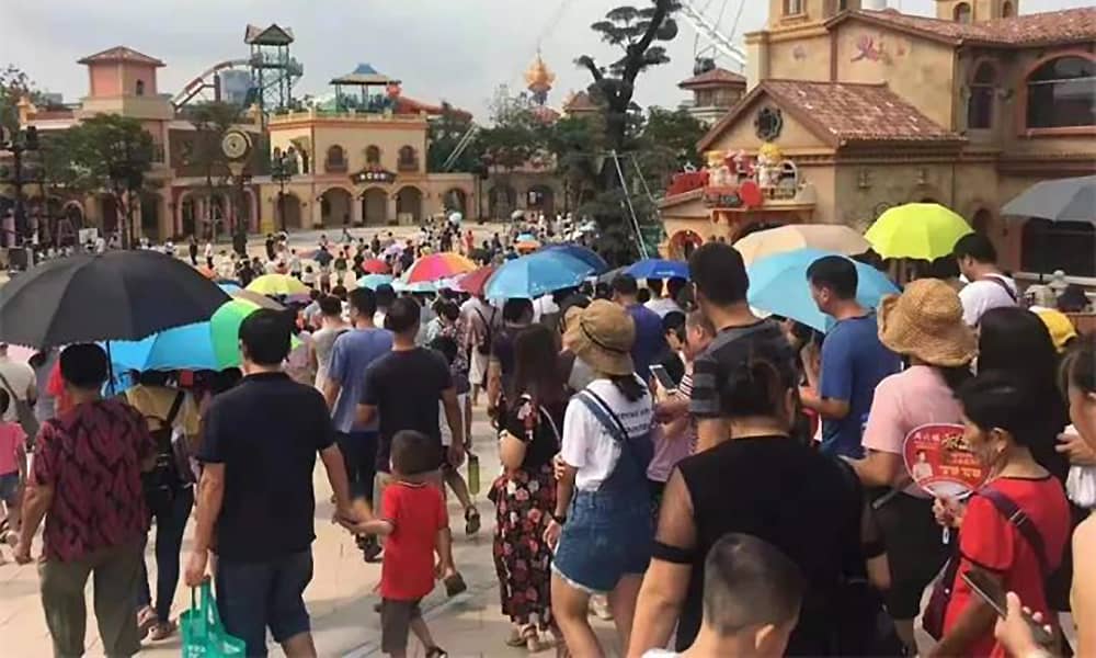 jinnianhui今年会游乐参与打造的欢乐海岸PLUS三天迎客超16万人！